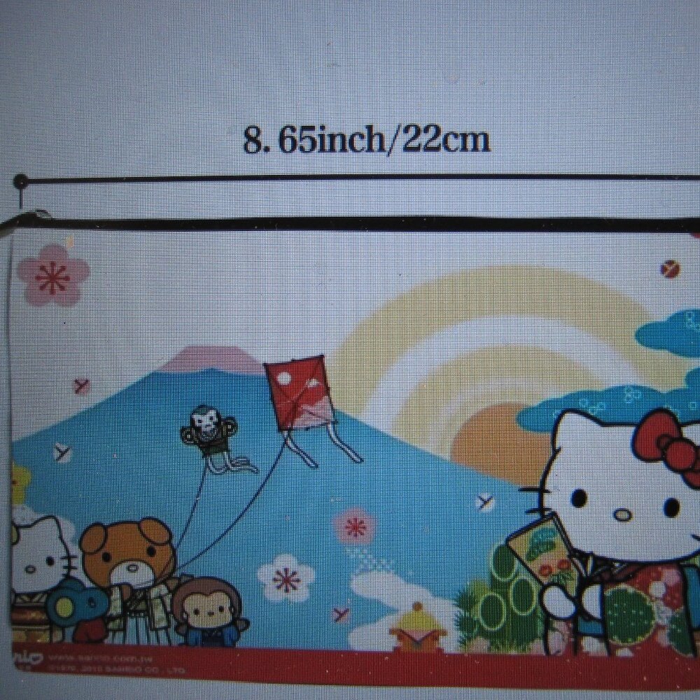 Sanrio Hello Kitty Viewing Mimi Thomas, Joey, Tim, Jody Flying Kite Pouch bag